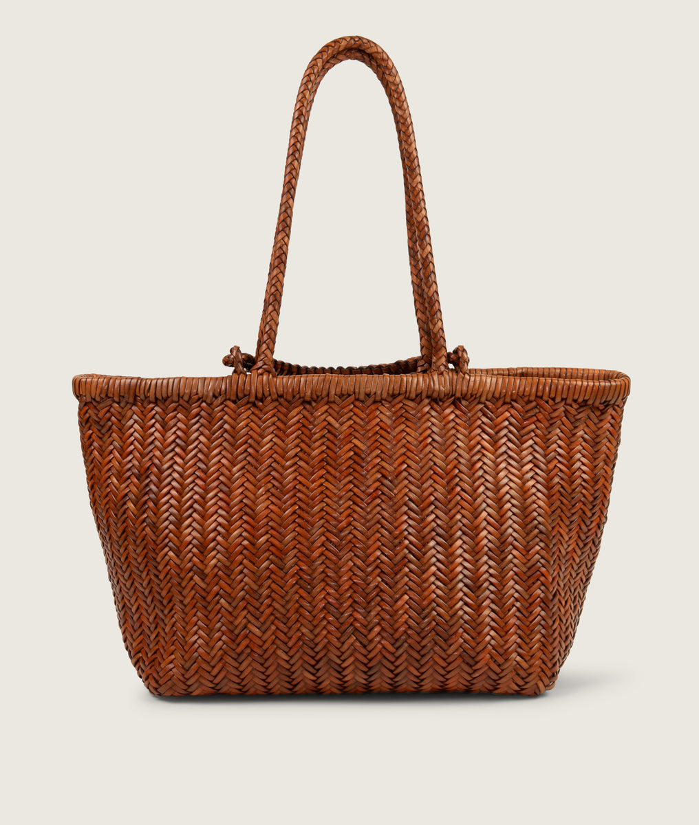 Pazar Book Tote Wide Handwoven Tan – sagan-vienna