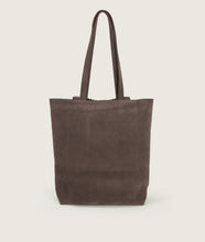 Load image into Gallery viewer, Pazar Book Tote Suede Cacao