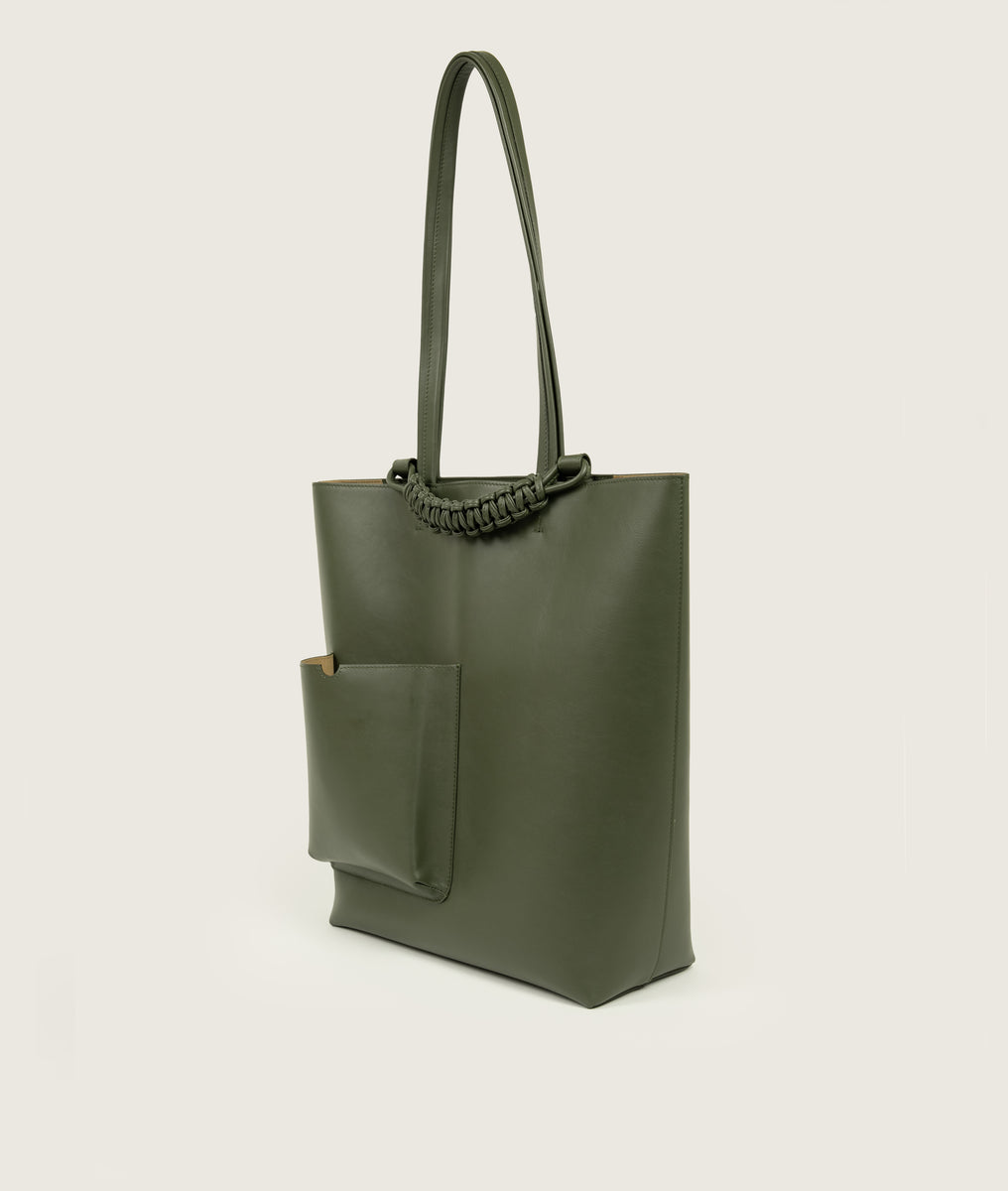 バッグ SAGAN Vienna PAZAR BOOK TOTE BLACK Pazar Book Tote Olive Green – sagan-vienna