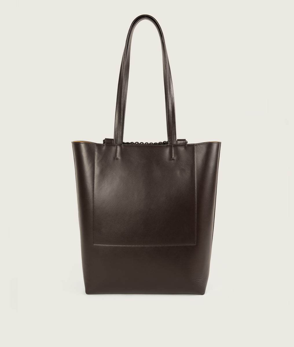 Pazar Book Tote Espresso – sagan-vienna