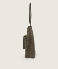 Load image into Gallery viewer, Pazar I Pazar Book Tote Antique Brown I from aside I white background