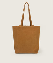 Load image into Gallery viewer, Pazar Book Tote Suede Camel