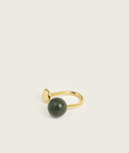 Load image into Gallery viewer, Accessories I Carl Auböck x SAGAN Vienna Stone Keychain Imaginary Green Planet I white background