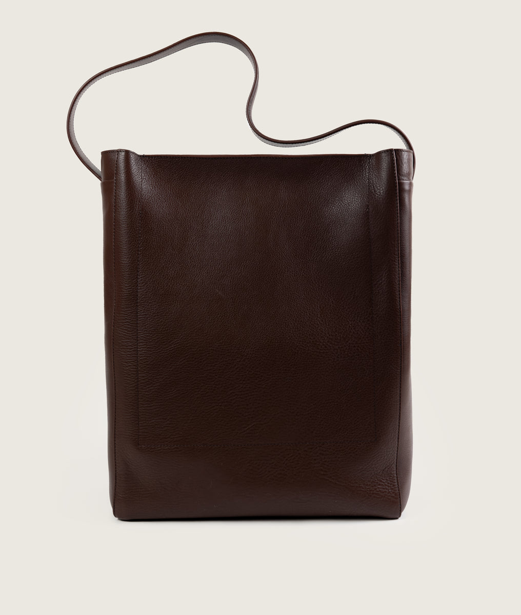 Nasch bag L dark brown – sagan-vienna