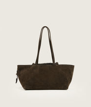Load image into Gallery viewer, Pazar I Pazar Tote Boat I velvet brown I back view I white background