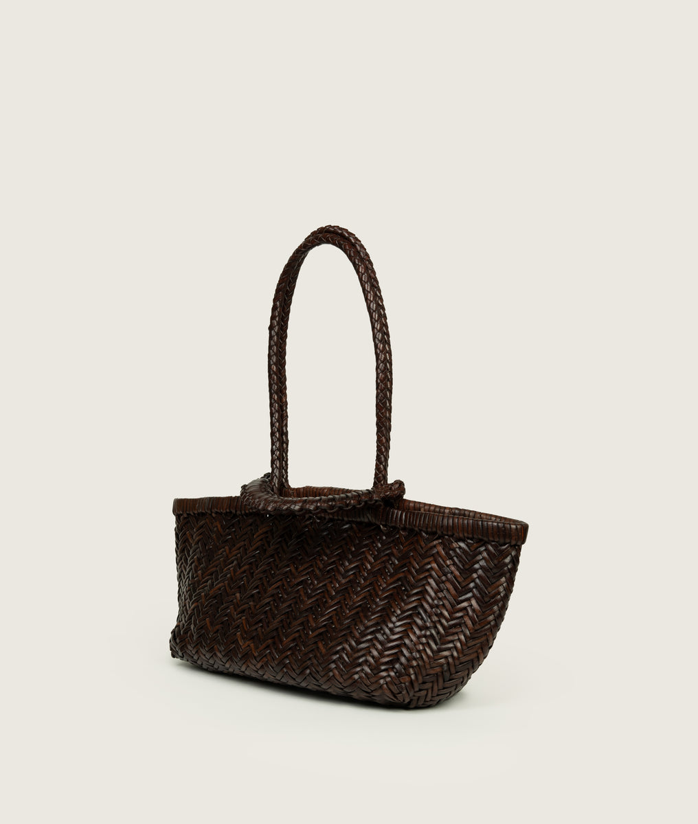 Pazar Tote Boat handwoven brown SAGAN Vienna online shop EXCLUSIVE – sagan- vienna