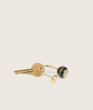 Load image into Gallery viewer, Accessories I Carl Auböck x SAGAN Vienna keychain sphere with key I with Sagan Logoprint I white background