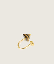 Load image into Gallery viewer, Accessories I Carl Auböck x SAGAN Vienna keychain pyramid I white background