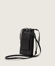 Load image into Gallery viewer, FORMA I Bourse Bag I Black I side view I white background