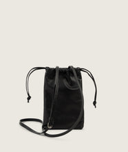 Load image into Gallery viewer, FORMA I Bourse Bag I Black I back view I white background