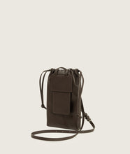 Load image into Gallery viewer, FORMA I Bourse Bag Espresso I Espresso color I side view I white background