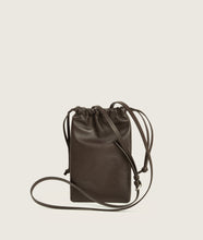Load image into Gallery viewer, FORMA I Bourse Bag Espresso I Espresso color I back view I white background