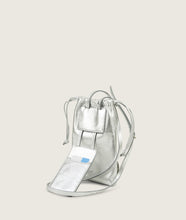 Load image into Gallery viewer, Bourse Bag Silver Soft Lamb Leather