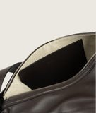 Load image into Gallery viewer, Furoshiki Crossbody Bag M  Espresso Soft Leather