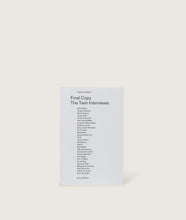 Load image into Gallery viewer, Francesca Gavin - Final Copy: The Twin Interviews (signed)