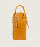 Load image into Gallery viewer, GUT OGGAU x SAGAN Vienna bag white I white I front view I showing belt detail, watoji stitch detail, zipper and strap detail I white background