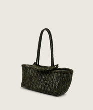 Load image into Gallery viewer, Pazar Tote Boat Handwoven Olive