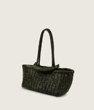 Load image into Gallery viewer, Pazar Tote Boat Olive Handwoven Leather