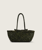 Load image into Gallery viewer, Pazar Tote Boat Olive Handwoven Leather