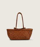 Load image into Gallery viewer, Pazar Tote Boat Tan Handwoven Leather
