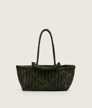 Load image into Gallery viewer, Pazar Tote Boat Handwoven Olive