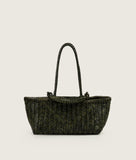Load image into Gallery viewer, Pazar Tote Boat Olive Handwoven Leather