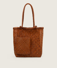 Load image into Gallery viewer, Pazar Book Tote Handwoven Tan