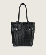Load image into Gallery viewer, Pazar Book Tote Handwoven Wiener Geflecht Black