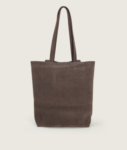 Pazar Book Tote Suede Cacao