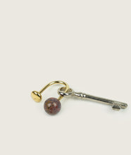 Load image into Gallery viewer, Carl Auböck x SAGAN Vienna stone keychain Sedna