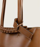 Load image into Gallery viewer, Luggage Tag Caramello Leather