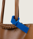 Load image into Gallery viewer, Luggage Tag Italy Blue Leather