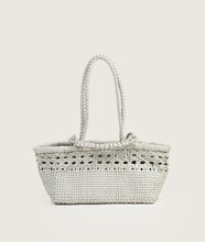 Load image into Gallery viewer, Pazar Tote Boat Handwoven wiener geflecht white