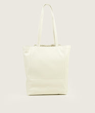 Load image into Gallery viewer, Pazar I Pazar Book Tote Packable latte I back view I white background