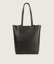Load image into Gallery viewer, Pazar Book Tote Black Soft Leather