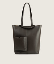 Load image into Gallery viewer, Pazar Book Tote Espresso Soft Leather