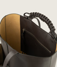 Load image into Gallery viewer, Pazar Book Tote Espresso Soft Leather