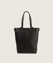 Load image into Gallery viewer, Pazar Book Tote Nano Black Soft Leather