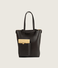 Load image into Gallery viewer, Pazar Book Tote Nano Espresso Soft Leather