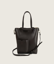 Load image into Gallery viewer, Pazar Book Tote Nano Espresso Soft Leather