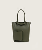 Load image into Gallery viewer, Pazar Book Tote Nano Olive Soft Leather
