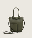 Load image into Gallery viewer, Pazar Book Tote Nano Olive Soft Leather