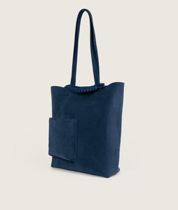 Pazar Book Tote Suede Denim