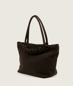 Pazar Tote M Brown plant dyed nylon