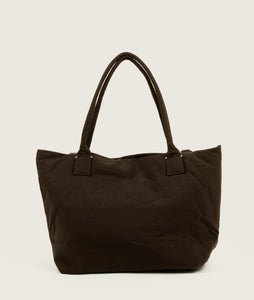 Pazar Tote M Brown plant dyed nylon