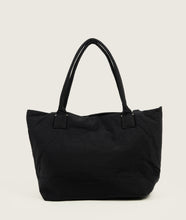 Load image into Gallery viewer, Pazar Tote M Charcoal black plant dyed nylon
