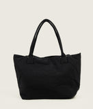 Load image into Gallery viewer, Pazar Tote M Charcoal black plant dyed nylon