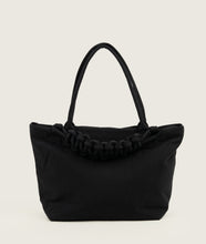 Load image into Gallery viewer, Pazar Tote M Charcoal black plant dyed nylon