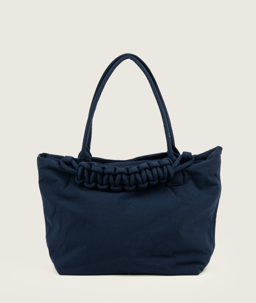 Pazar Tote M Navy plant dyed nylon