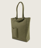Load image into Gallery viewer, Pazar Book Tote Olive Plant Dyed Nylon